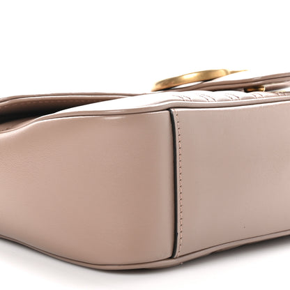 Gucci Calfskin Matelasse Small GG Marmont Shoulder Bag Porcelain Rose 9 of 10