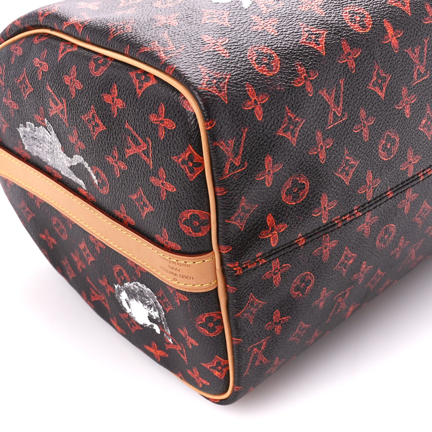 Louis Vuitton Catogram Speedy Bandouliere 30 Marron 11 of 13