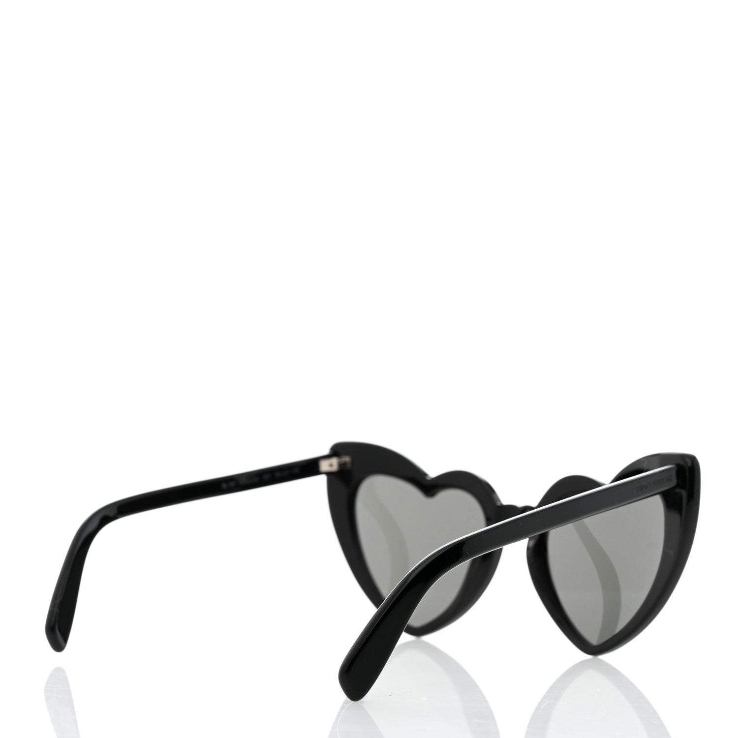 Saint Laurent Acetate Heart Frame Loulou SL181 Sunglasses Black 4 of 8