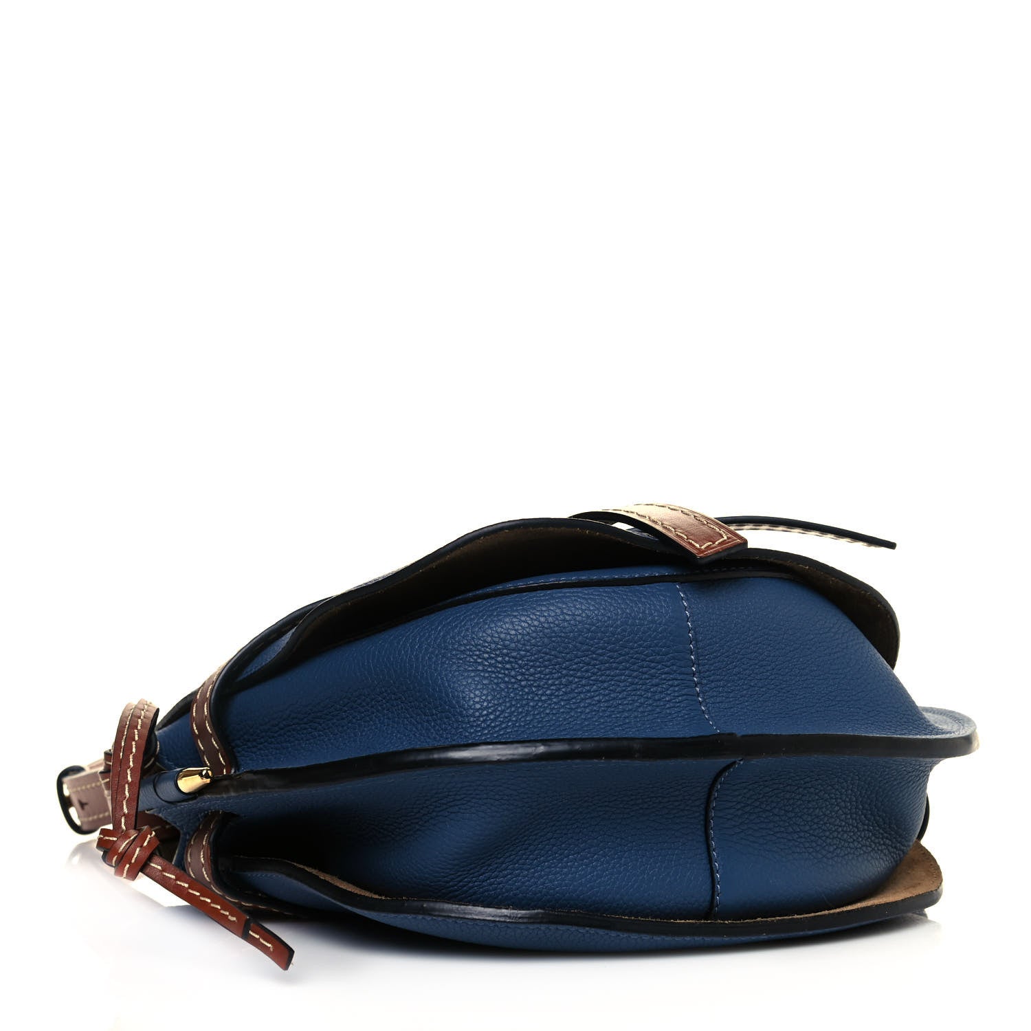 Loewe Grained Calfskin Small Gate Crossbody Bag Varsity Pecan 4 of 11
