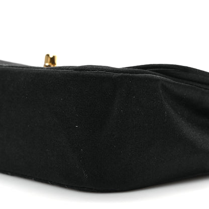 Chanel Satin Quilted Mini Flap Black 9 of 9