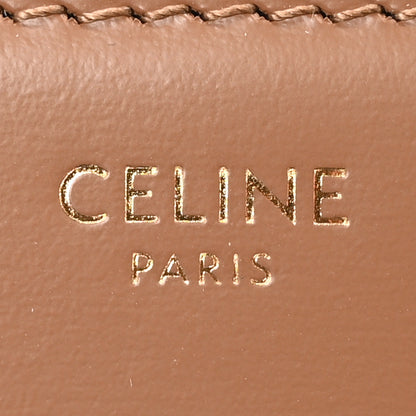 Celine Shiny Calfskin Teen Triomphe Bronze 6 of 10