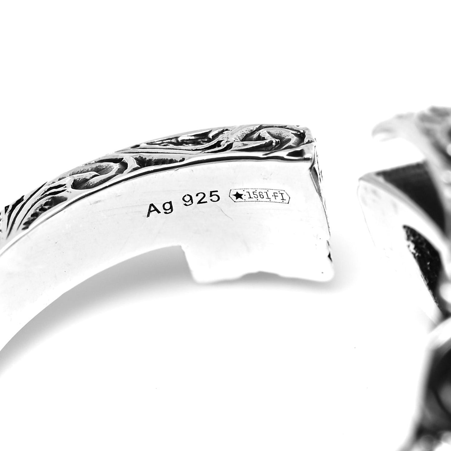 Sterling Silver GG Marmont Open Ring 55 7.25