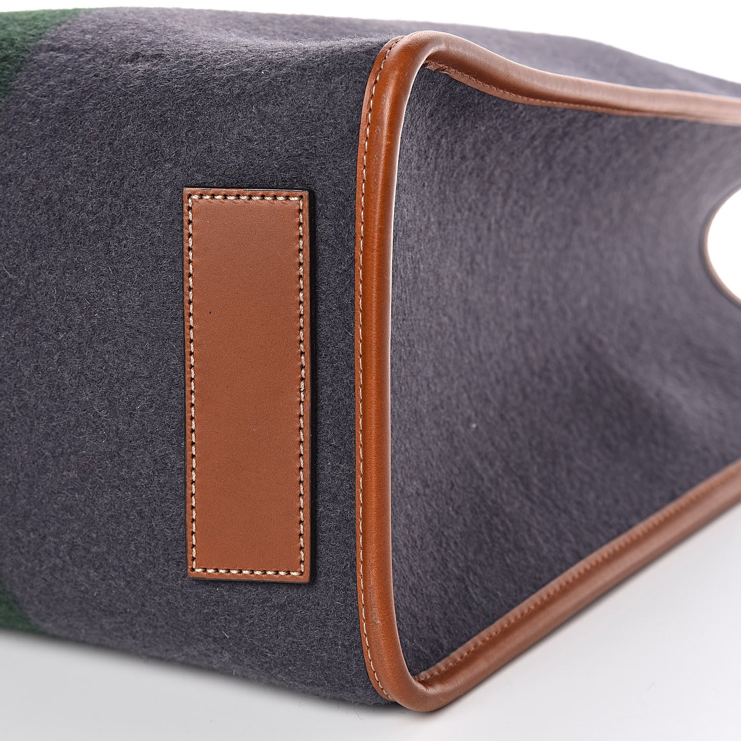 Felt Large Signature Web Tote Grey