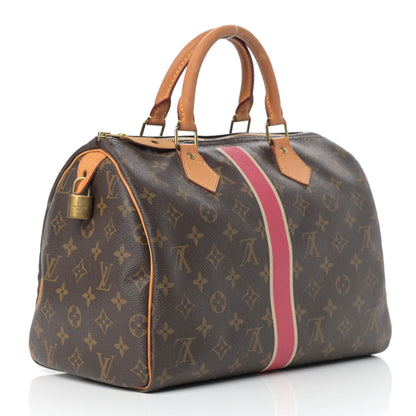 Louis Vuitton Monogram My LV Heritage Speedy 30 Fuchsia Ivory 2 of 14