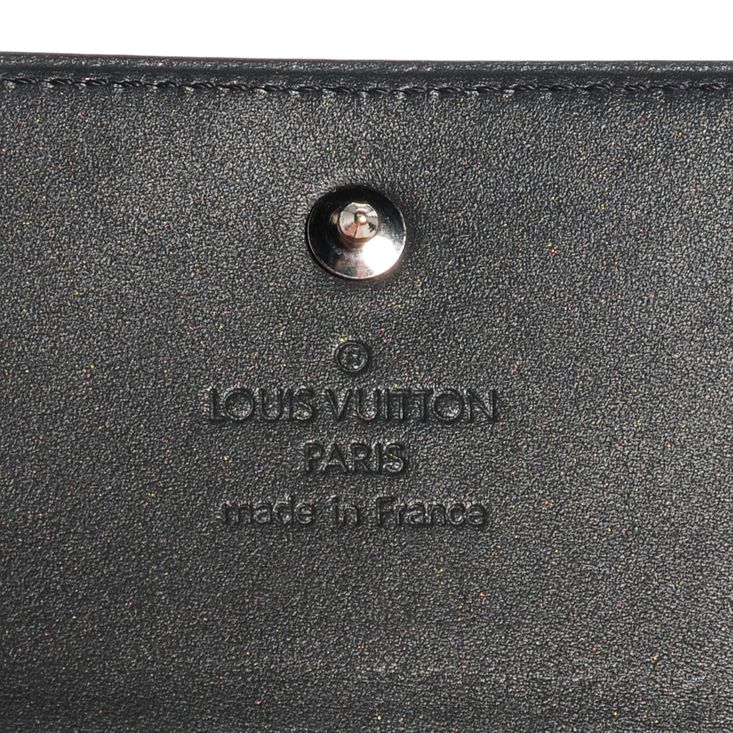 Louis Vuitton Mat Monogram Elise Wallet Black 6 of 8
