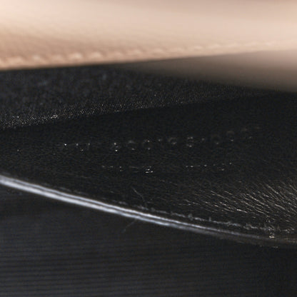 Saint Laurent Grain De Poudre Textured Mixed Matelasse Triquilt Small Monogram Satchel Dark Beige 8 of 13