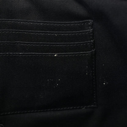 Saint Laurent Calfskin Matelasse Chevron Monogram Document Holder Marine 8 of 9
