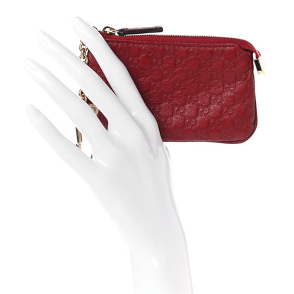 Gucci Microguccissima Key Case Hibiscus Red 2 of 9