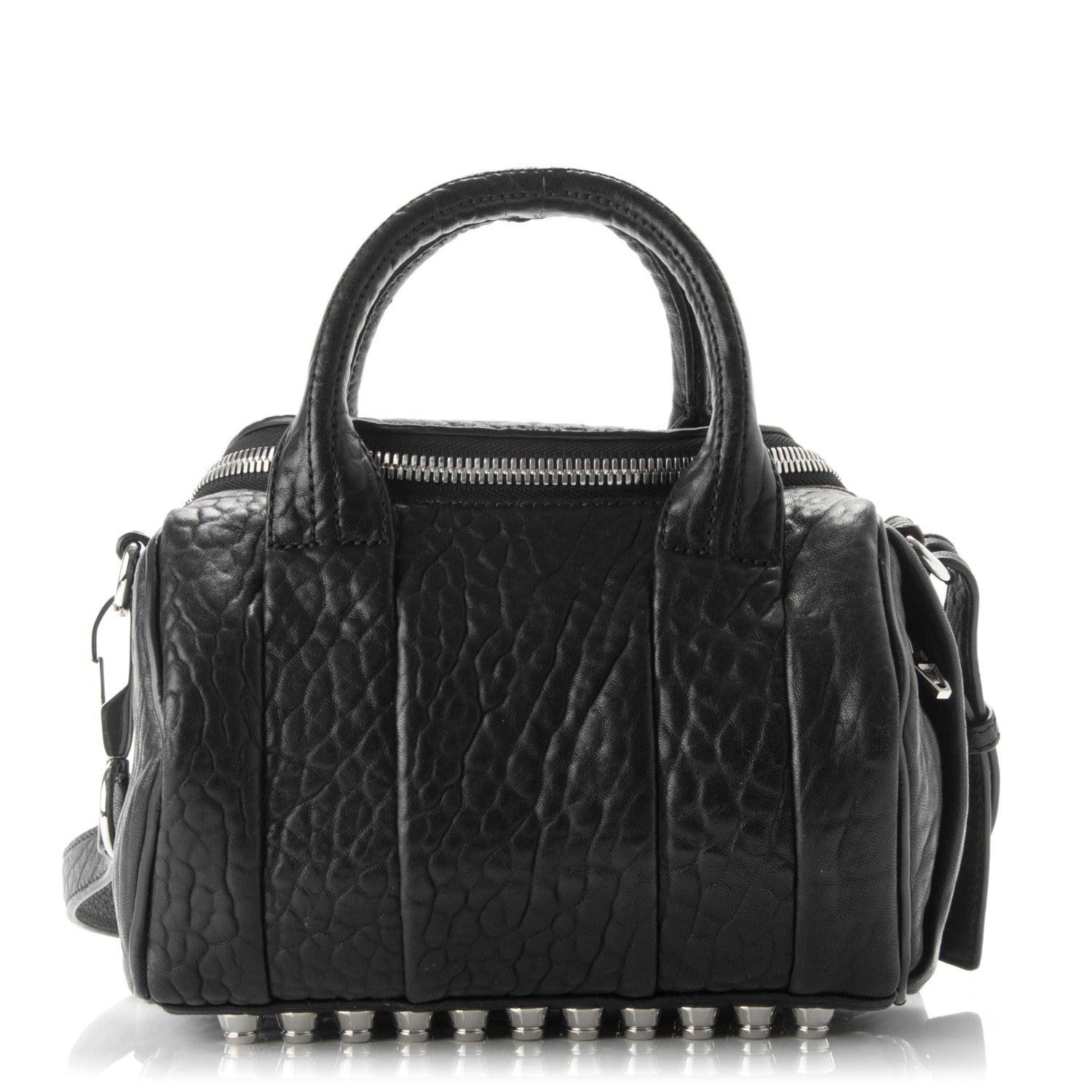 Alexander Wang Pebbled Lambskin Mini Rockie Black Rhodium Hardware 1 of 8