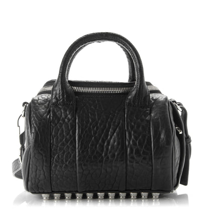 Alexander Wang Pebbled Lambskin Mini Rockie Black Rhodium Hardware 1 of 8