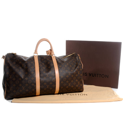 Louis Vuitton Monogram Keepall Bandouliere 55 5 of 9