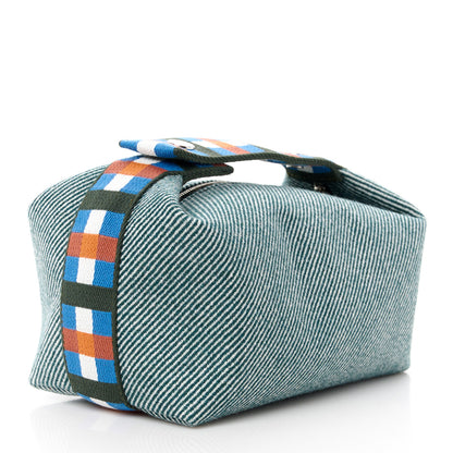 Hermes Wool Small Bride-A-Brac H Natte Pouch Vert Foret 3 of 10