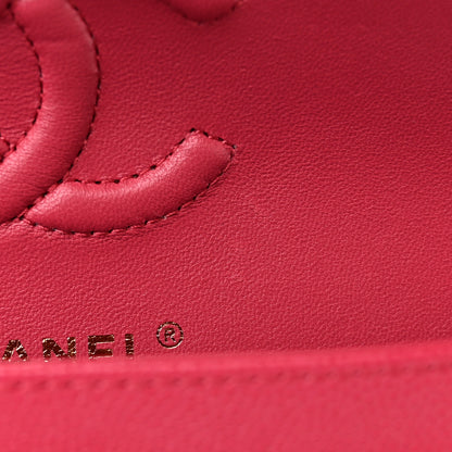 Chanel Caviar Quilted Small Double Flap Fuchsia 11 of 12