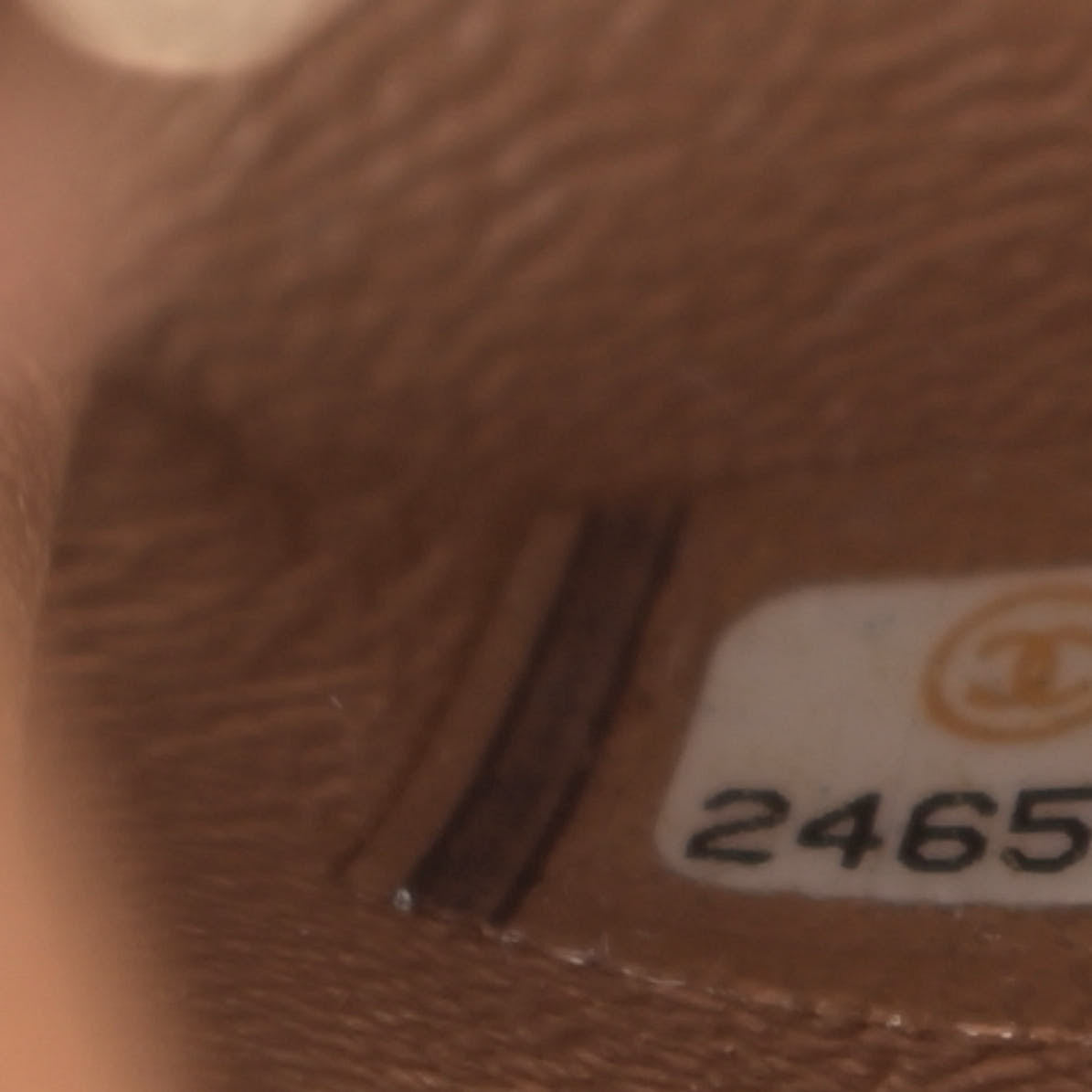 Caviar Lizard Embossed Quilted Small Coco Handle Flap Beige