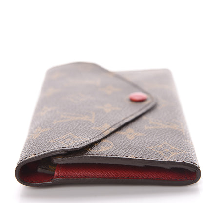 Louis Vuitton Monogram Josephine Wallet Red 9 of 10