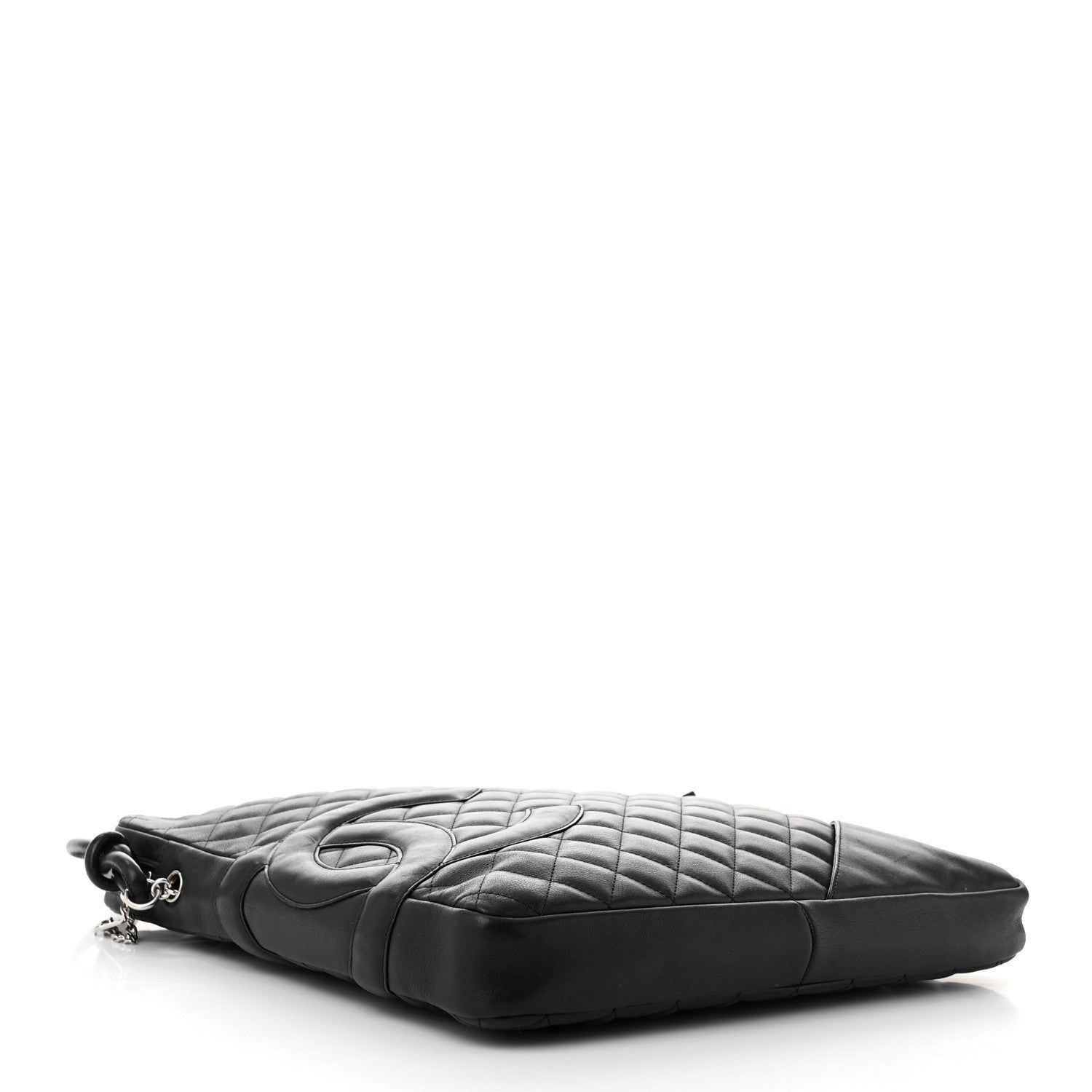 Chanel Calfskin Quilted Large Cambon Messenger Black 4 of 12