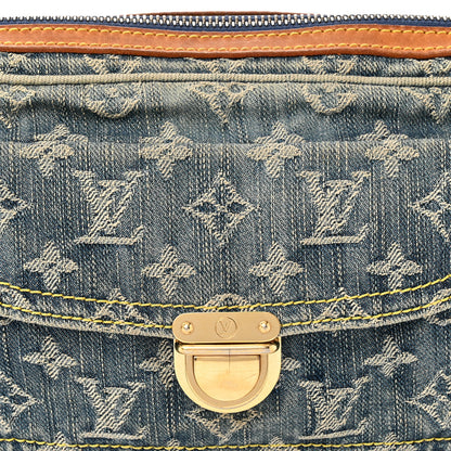 Louis Vuitton Monogram Denim Bum Bag Blue 7 of 9