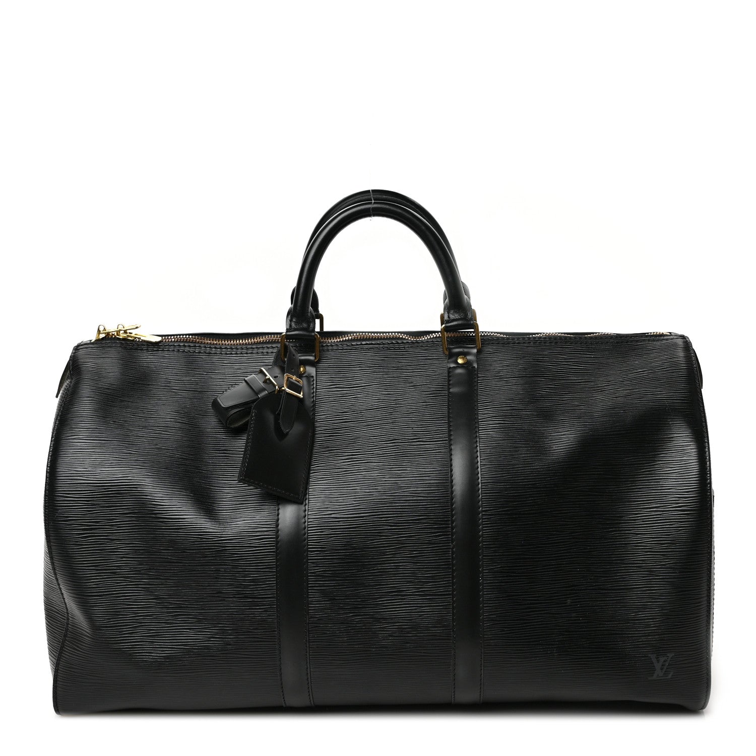 Louis Vuitton Epi Keepall 50 Black 1 of 7