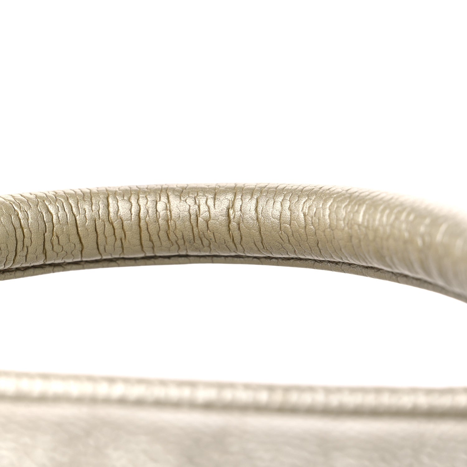 Chanel Metallic Caviar Quilted Bowler Pearl 17 of 17