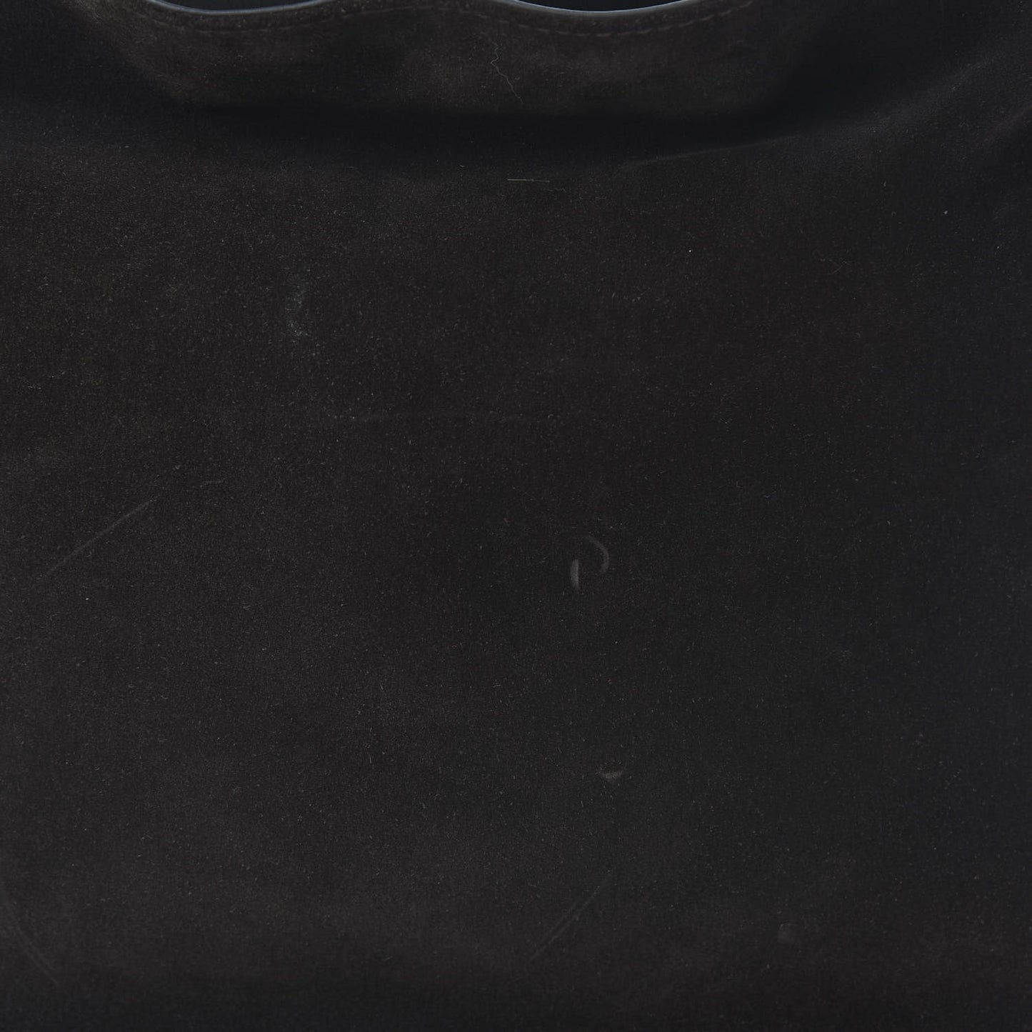 Suede Bamboo Top Handle Tote Dark Brown