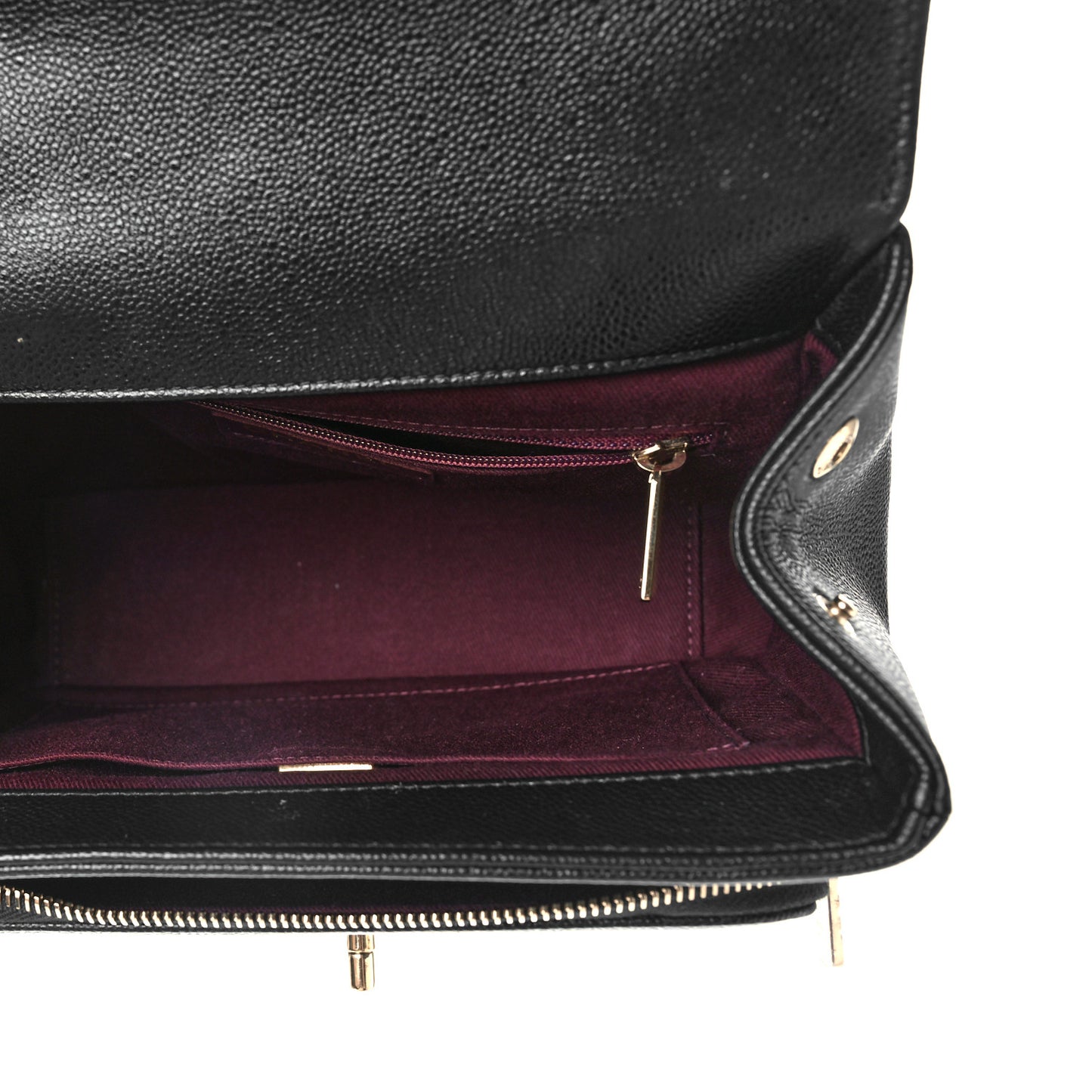 Caviar Quilted Medium Business Affinity Flap Black