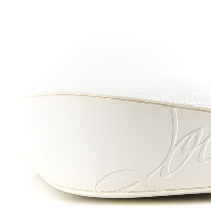 Christian Louboutin Calfskin Large Loubila Chain Shoulder Bag White 10 of 10
