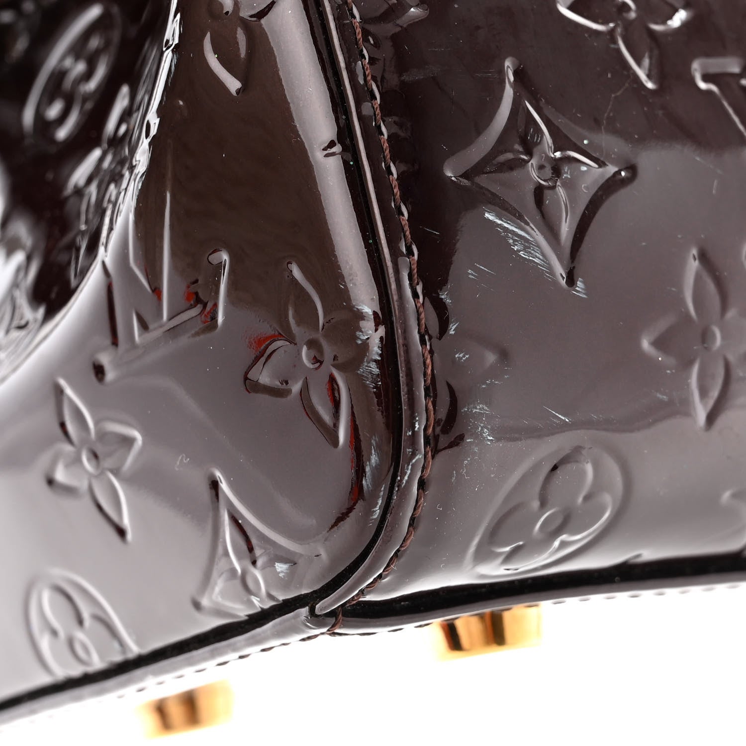 Louis Vuitton Vernis Brea GM Amarante 12 of 14