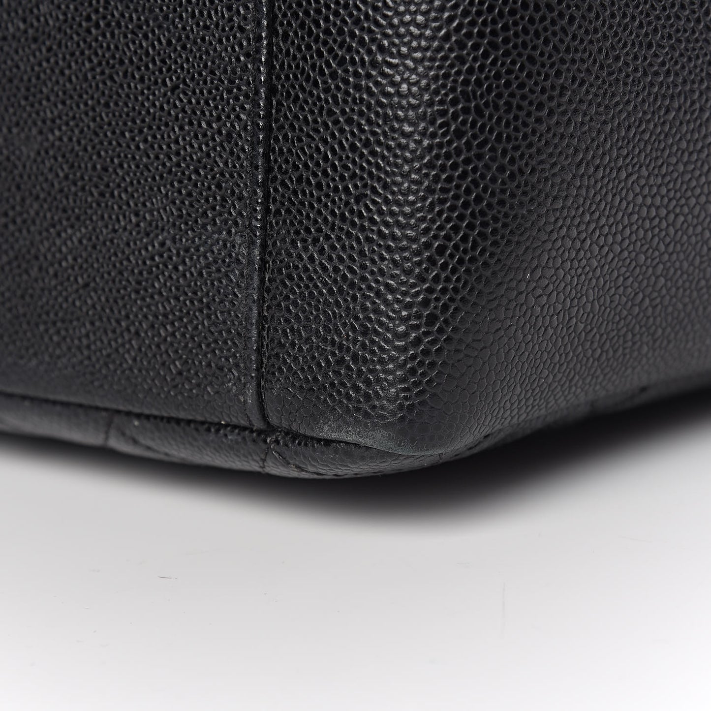 Caviar Quilted Grand Shopping Tote GST Black