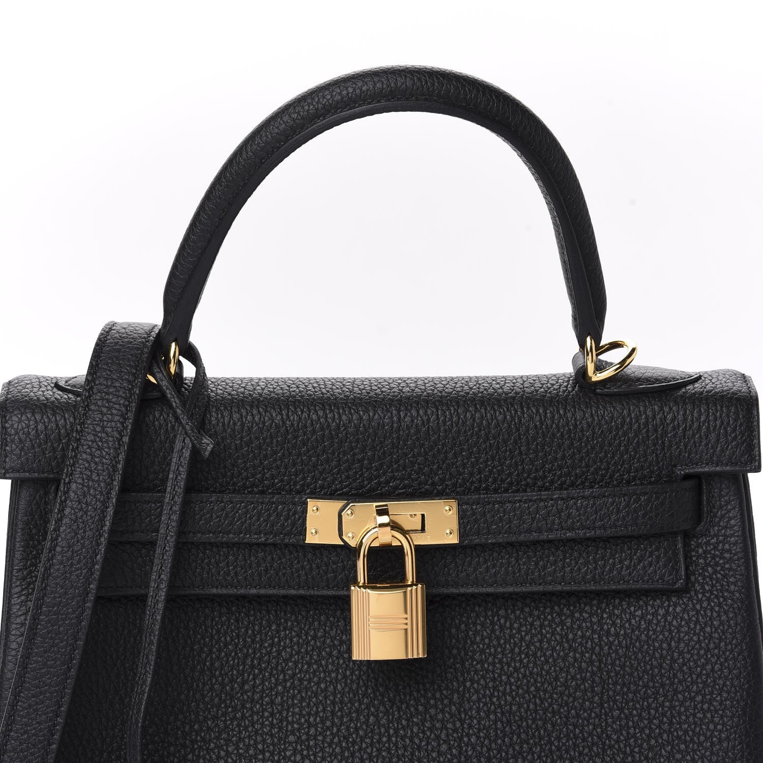 Hermes Togo Kelly Retourne 25 Black 10 of 11