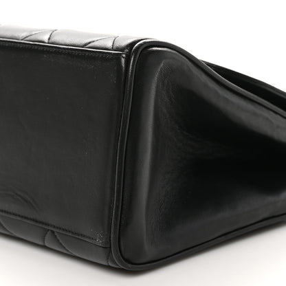 Chanel Lambskin Quilted Medium Single Flap Black 10 of 10