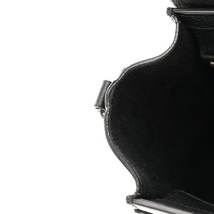 Celine Drummed Calfskin Nano Luggage Black 12 of 17