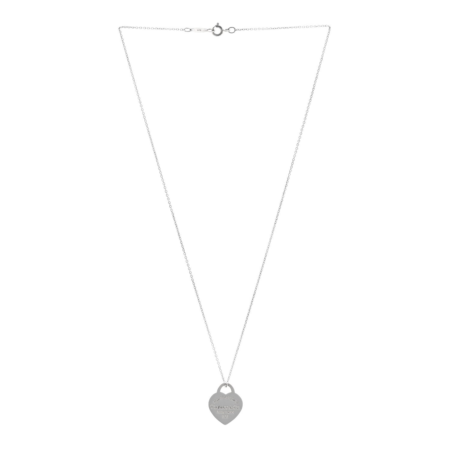 Sterling Silver Small Return To Tiffany Heart Pendant Necklace