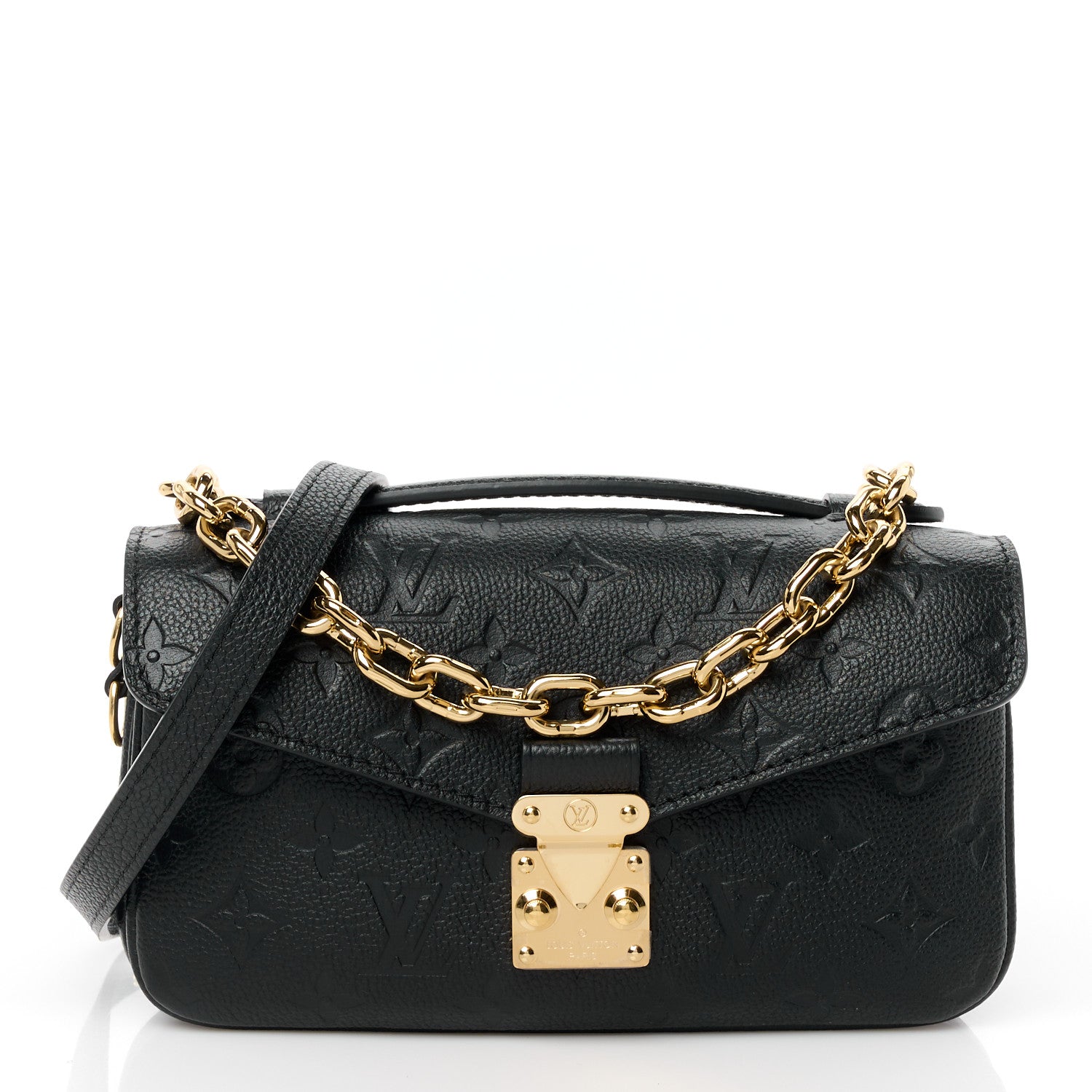 Louis Vuitton Empreinte Pochette Metis East West Black 1 of 9