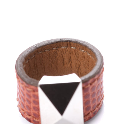 Hermes Lizard Medor Ring M Bougainvillea 4 of 5