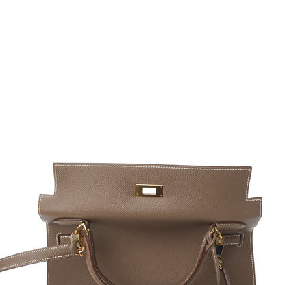 Hermes Epsom Kelly Sellier 32 Etoupe 27 of 34