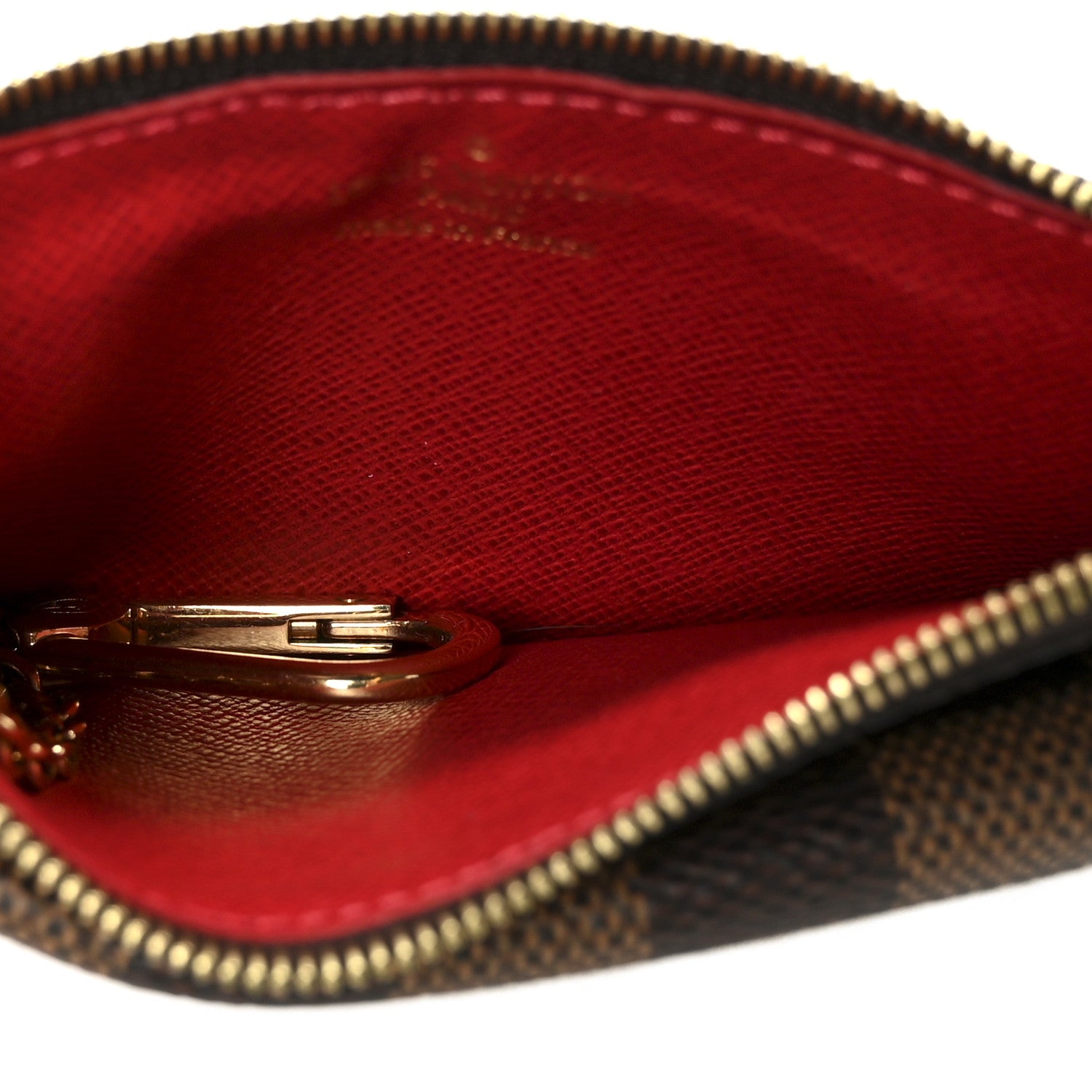 Louis Vuitton Damier Ebene Recto Verso Card Holder Red 5 of 7