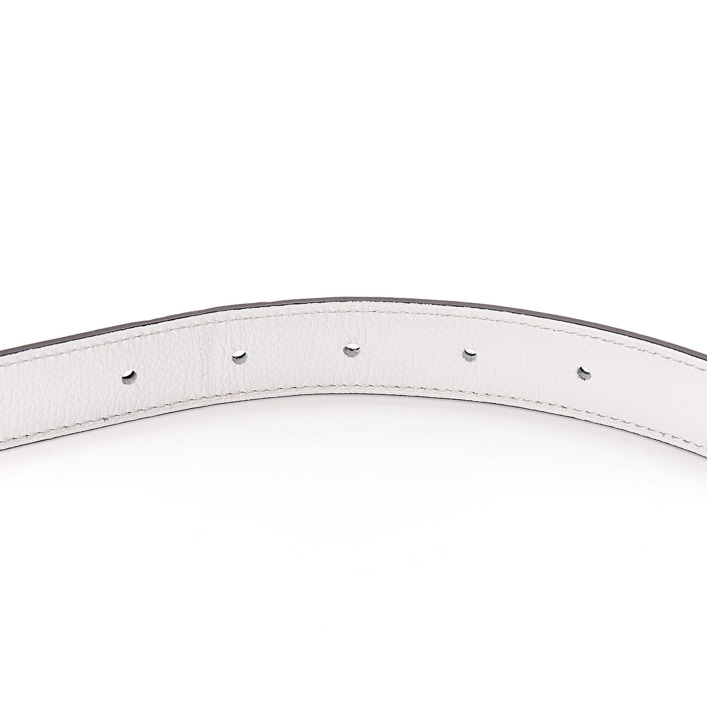 Swift Epsom 24mm Guilloche H Belt 80 Black White