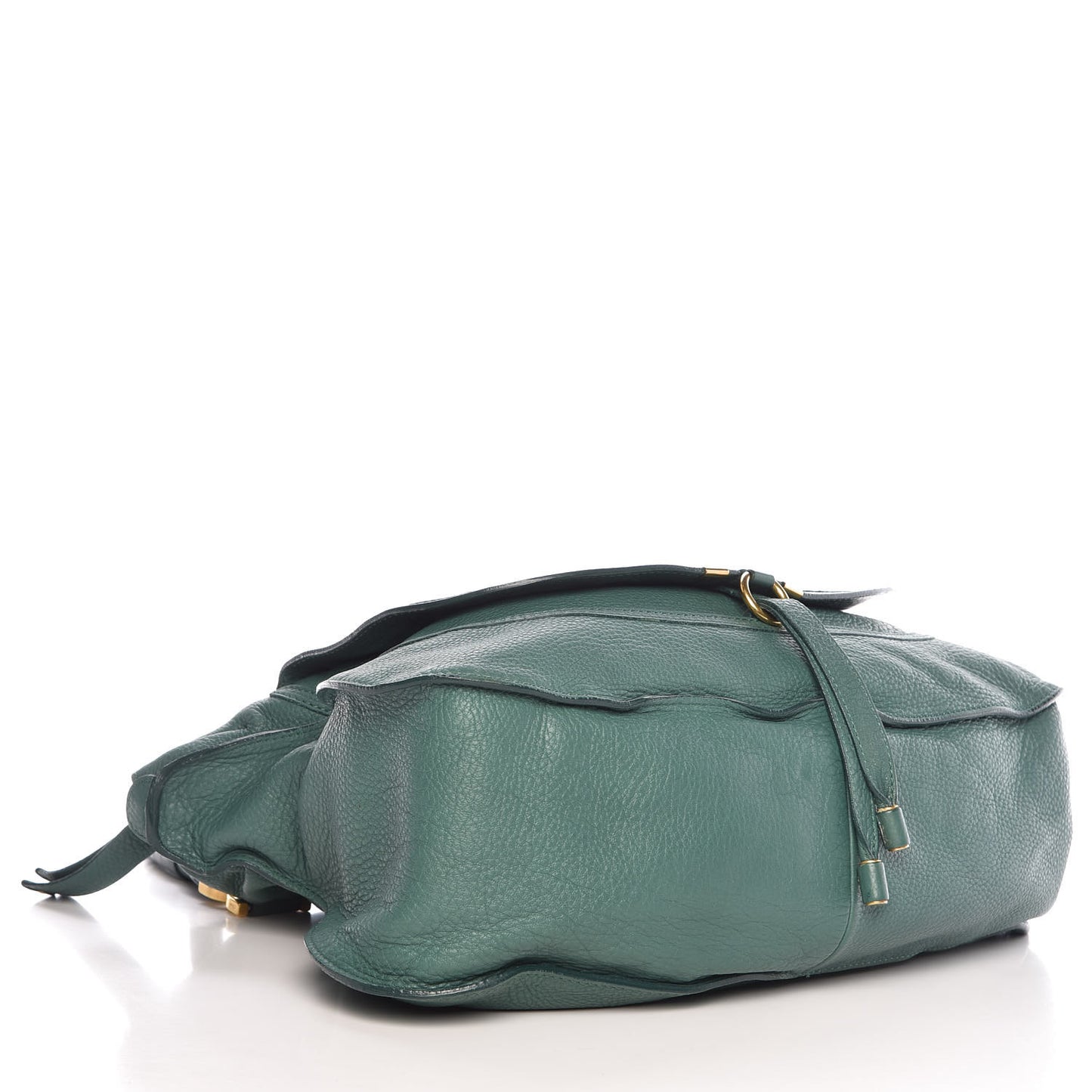 Calfskin Large Marcie Satchel Emerald