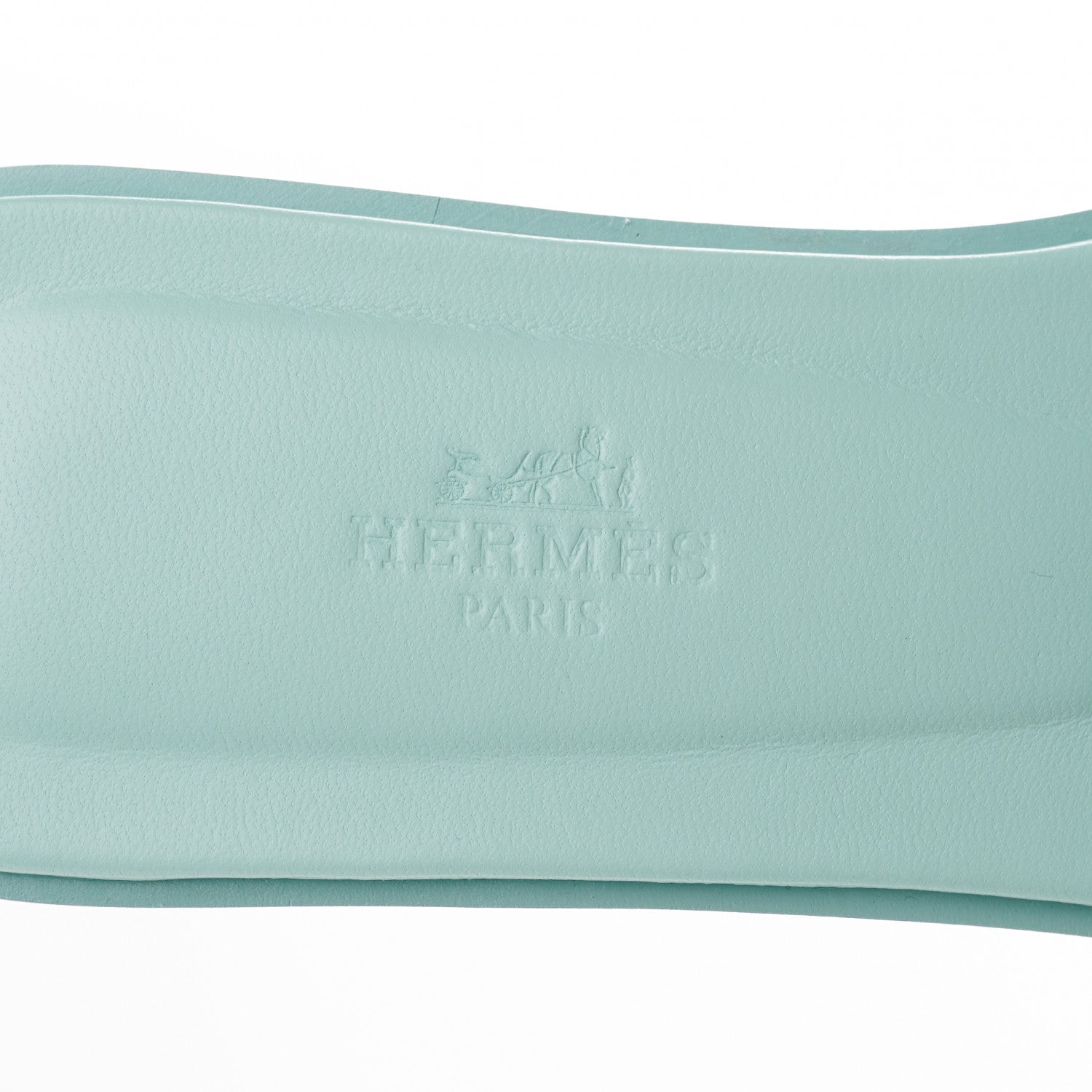 Hermes Epsom Oran Sandals 37.5 Vert Embrun 7 of 8