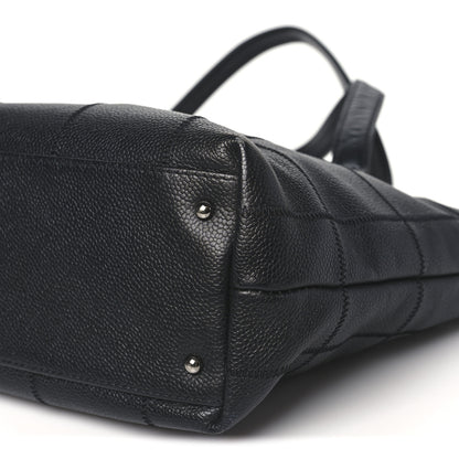 Chanel Caviar Square Stitched Tote Black 10 of 10