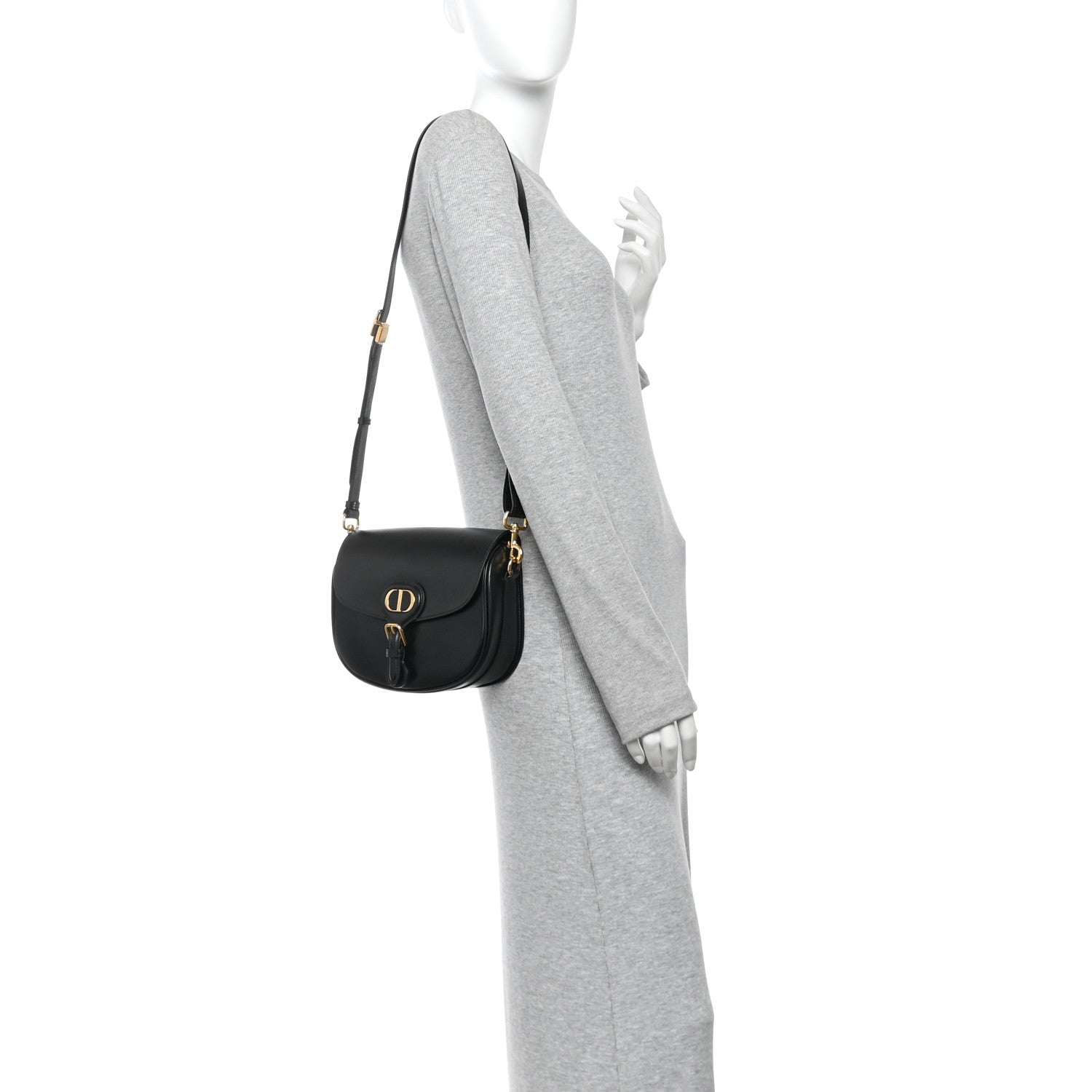 Christian Dior Box Calfskin Medium Bobby Flap Black 2 of 10