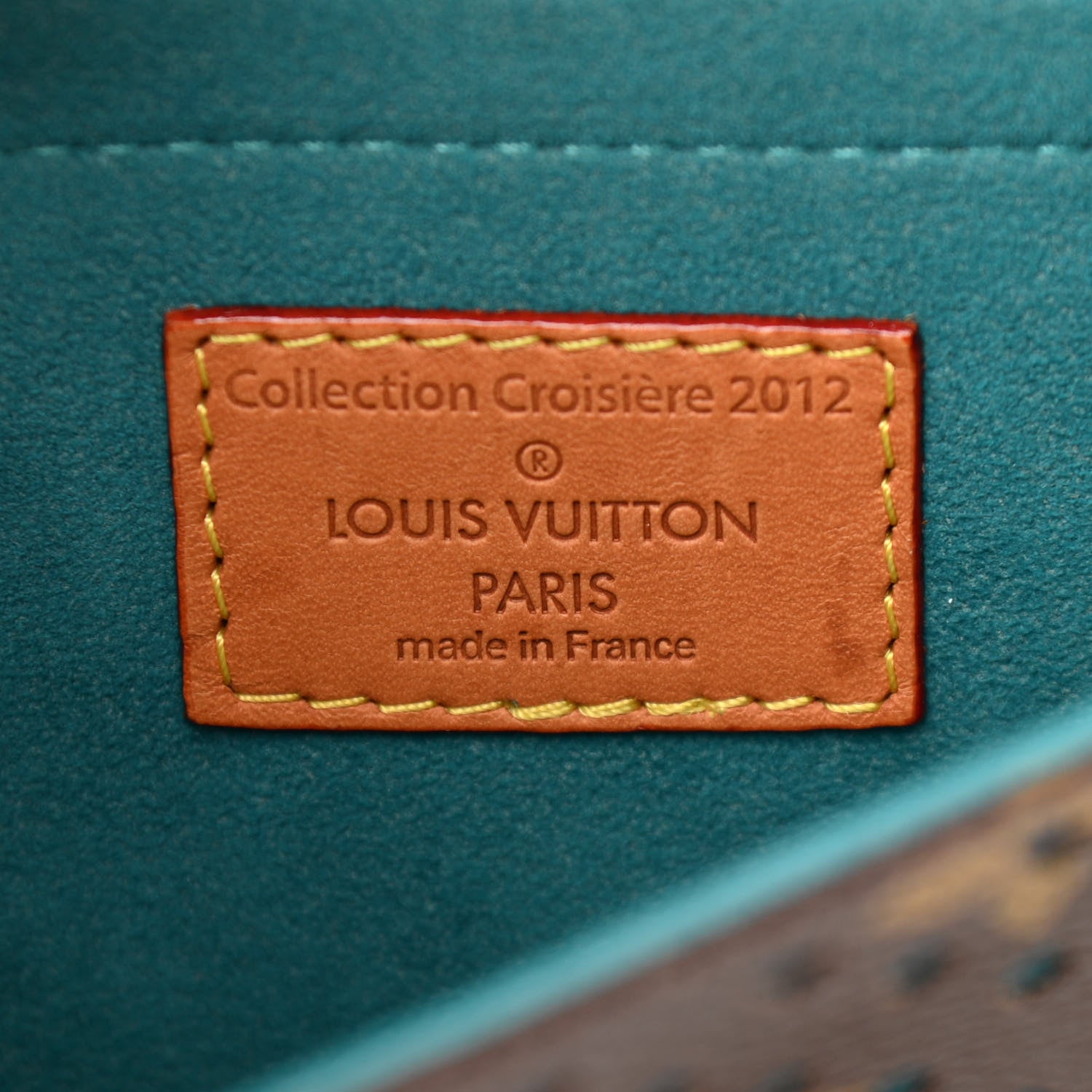 Louis Vuitton Monogram SC Flore Saumur Teal 7 of 12