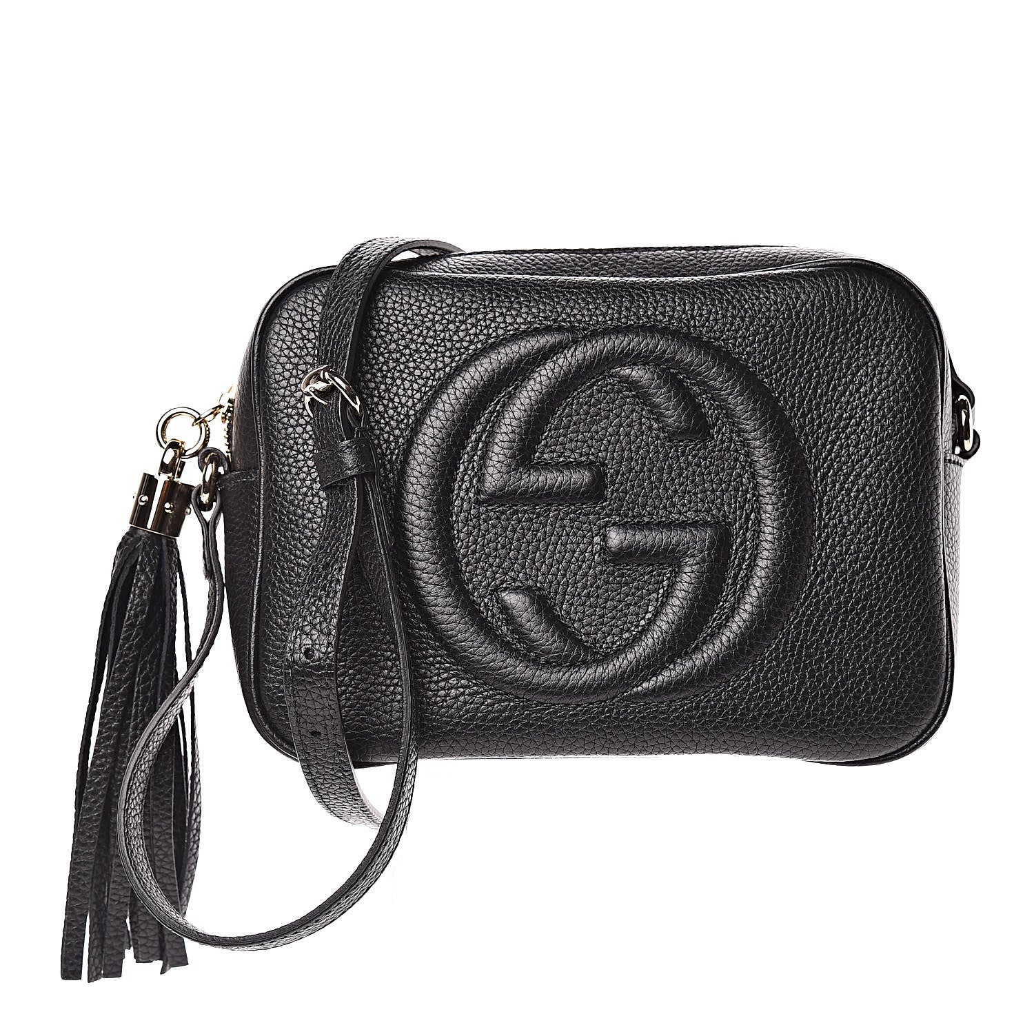 Gucci Pebbled Calfskin Small Soho Disco Bag Black 1 of 9