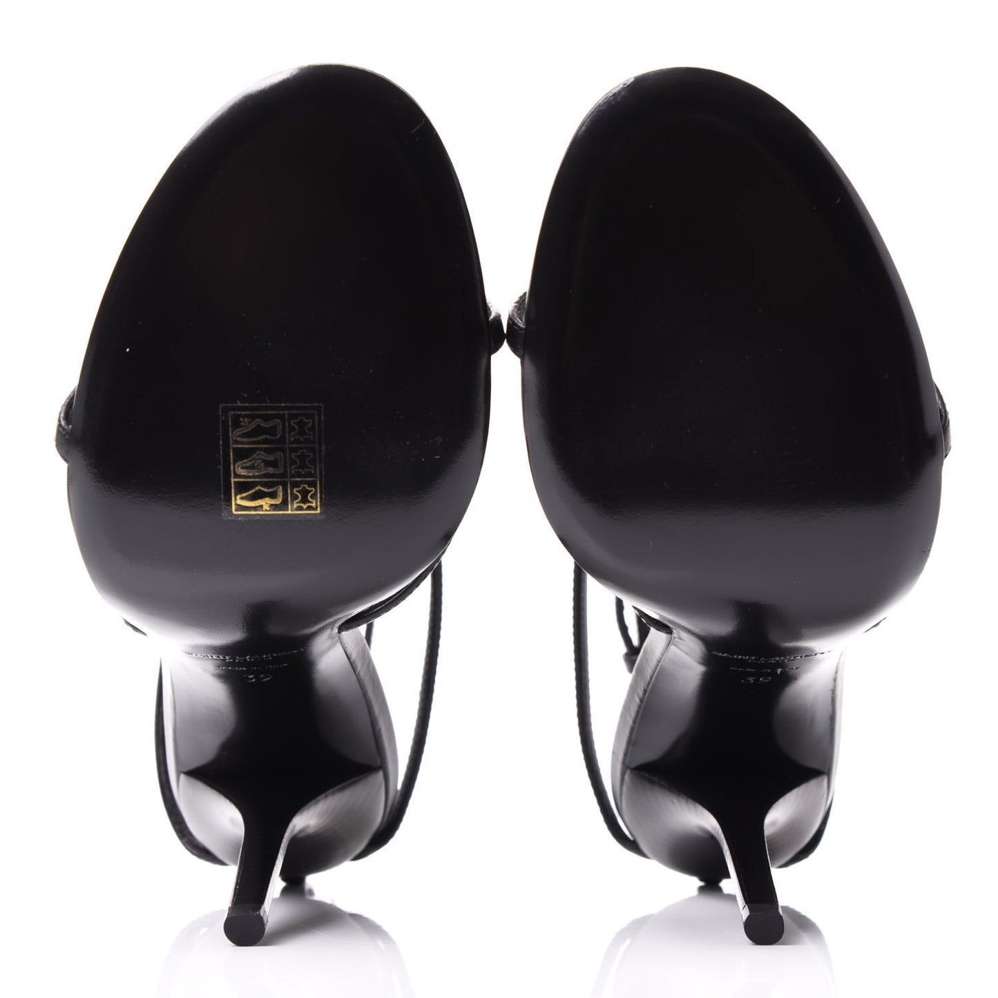 Calfskin Cassandra 110 Sandals 39 Black