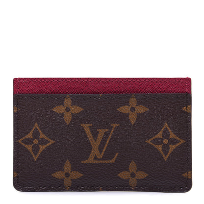 Louis Vuitton Monogram Card Holder Fuchsia 1 of 8