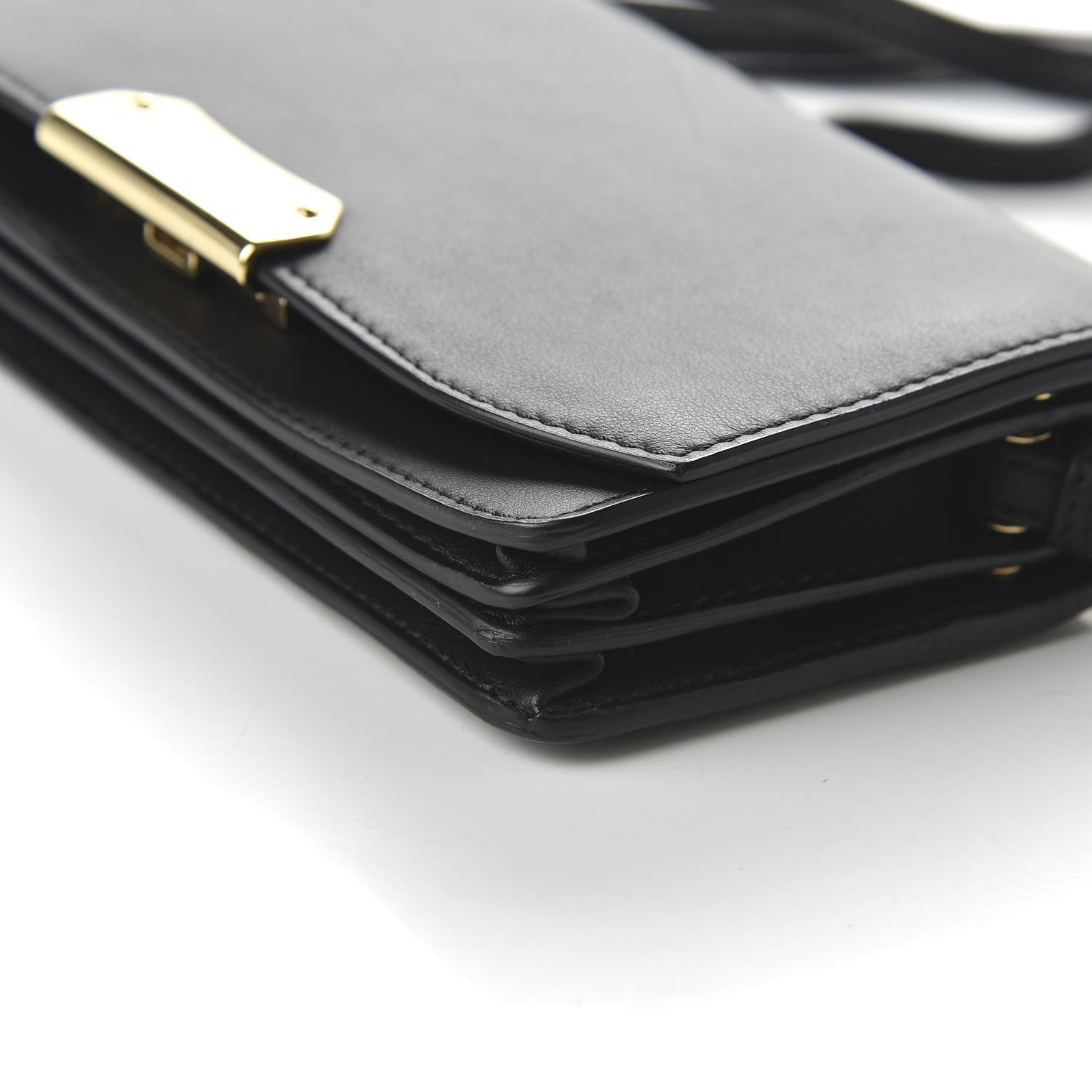 Burberry Smooth Calfskin Madison Wallet on Chain Black 7 of 10