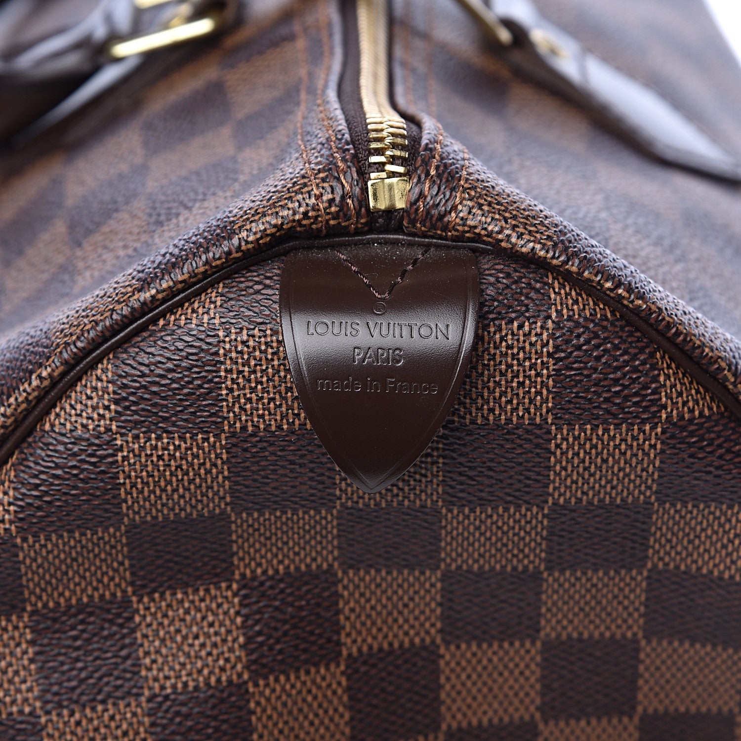 Louis Vuitton Damier Ebene Speedy 35 6 of 9