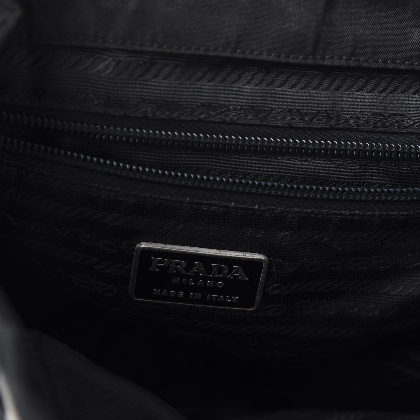 Tessuto Nylon Vela Small Backpack Black
