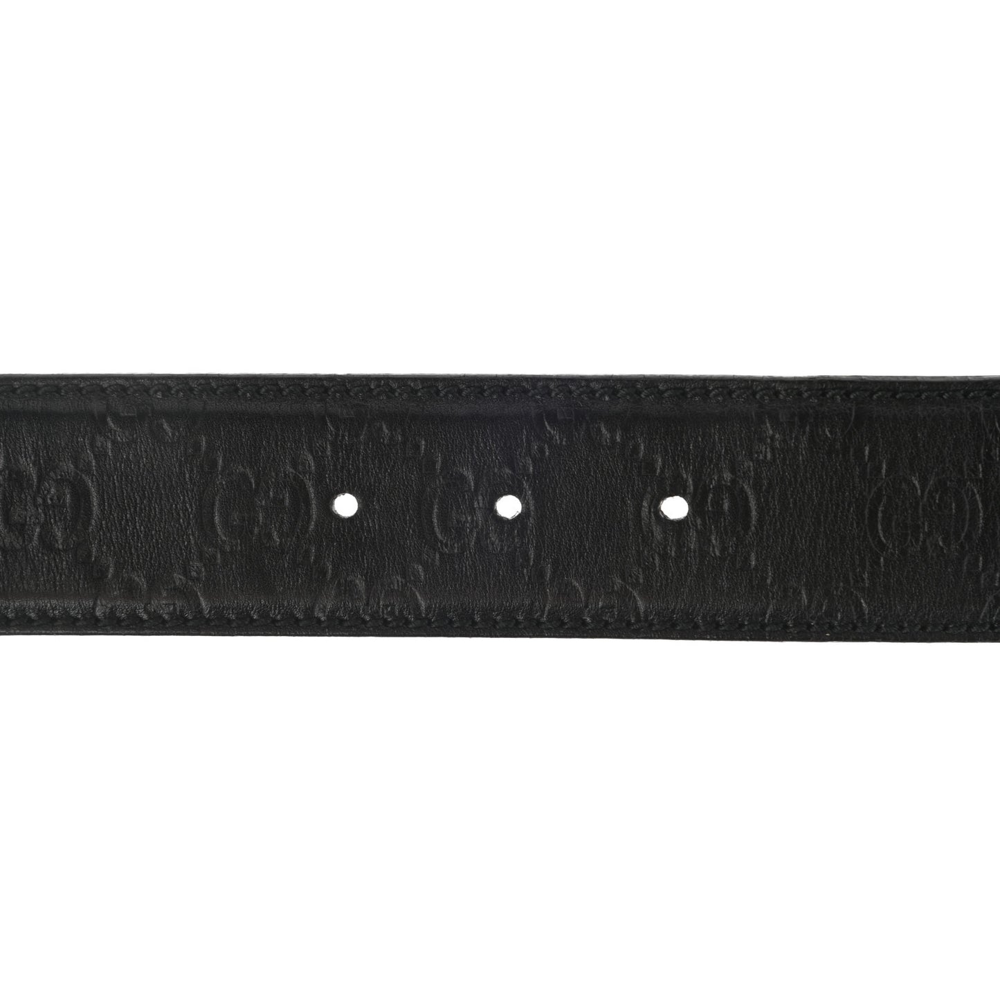 Guccissima Interlocking G Belt 85 34 Black